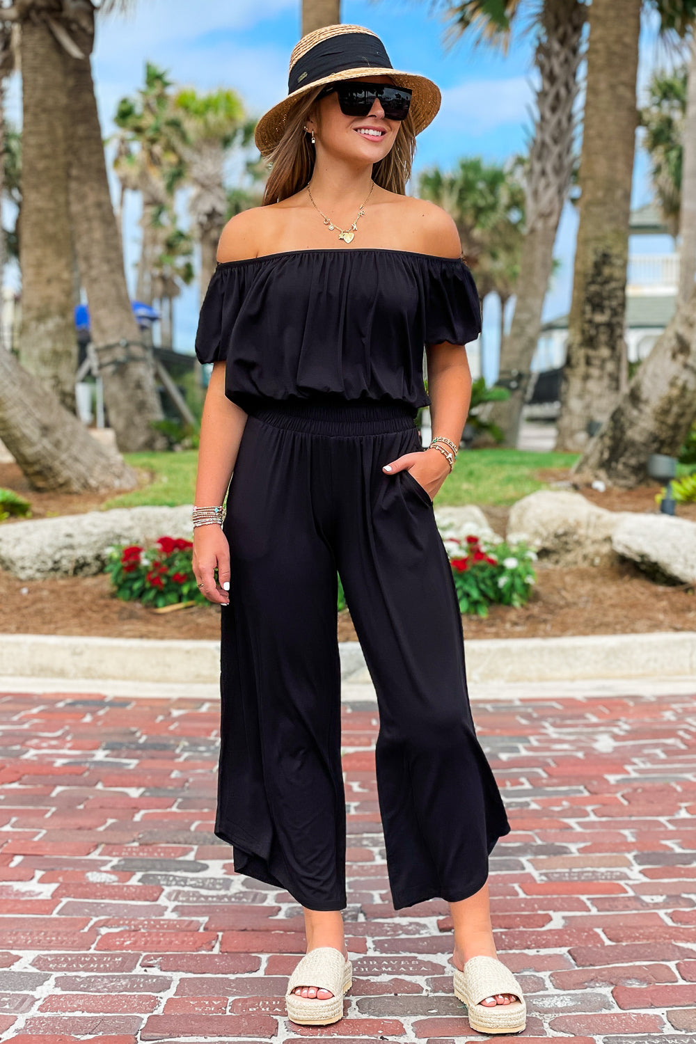 Z Supply: Fortuna Crop Top - Black | Makk Fashions