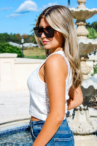 Z Supply: Koa Sweater Tank - White | Makk Fashions