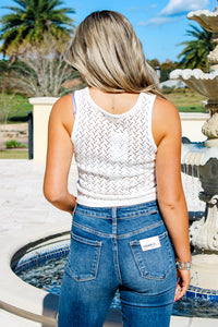 Z Supply: Koa Sweater Tank - White | Makk Fashions