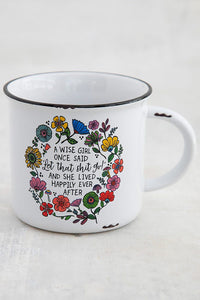 A Wise Girl Once Said Camp Mug - Natural Life