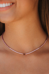 Lotus & Luna : Amethyst Goddess Necklace | Makk Fashions