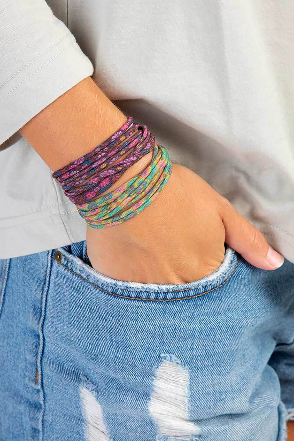 Boho Bands Purple/Mustard/Charcoal - Natural Life