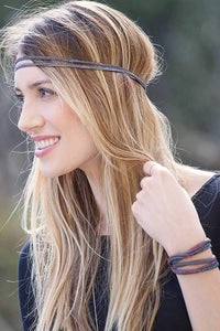 Boho Bands Purple/Mustard/Charcoal - Natural Life