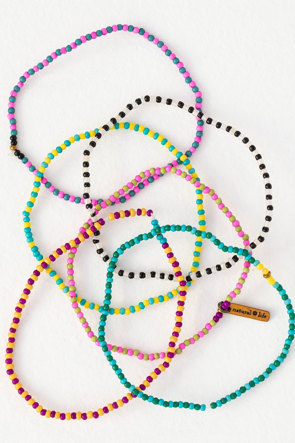 Natural Life: Beaded Bracelet Set