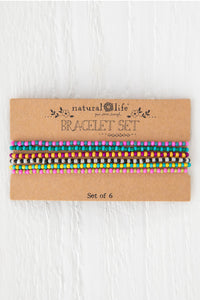 Natural Life: Beaded Bracelet Set