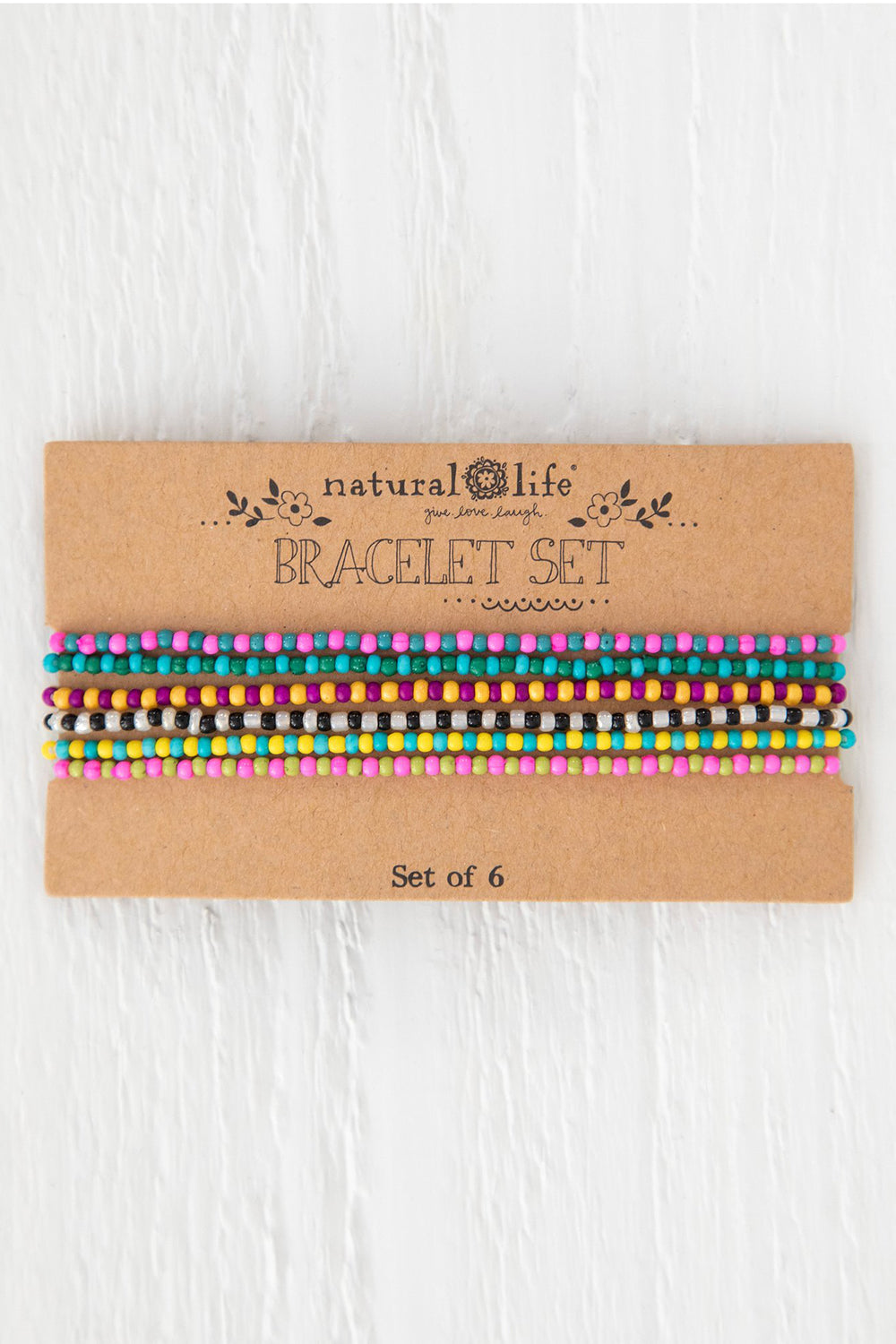 Natural Life: Beaded Bracelet Set