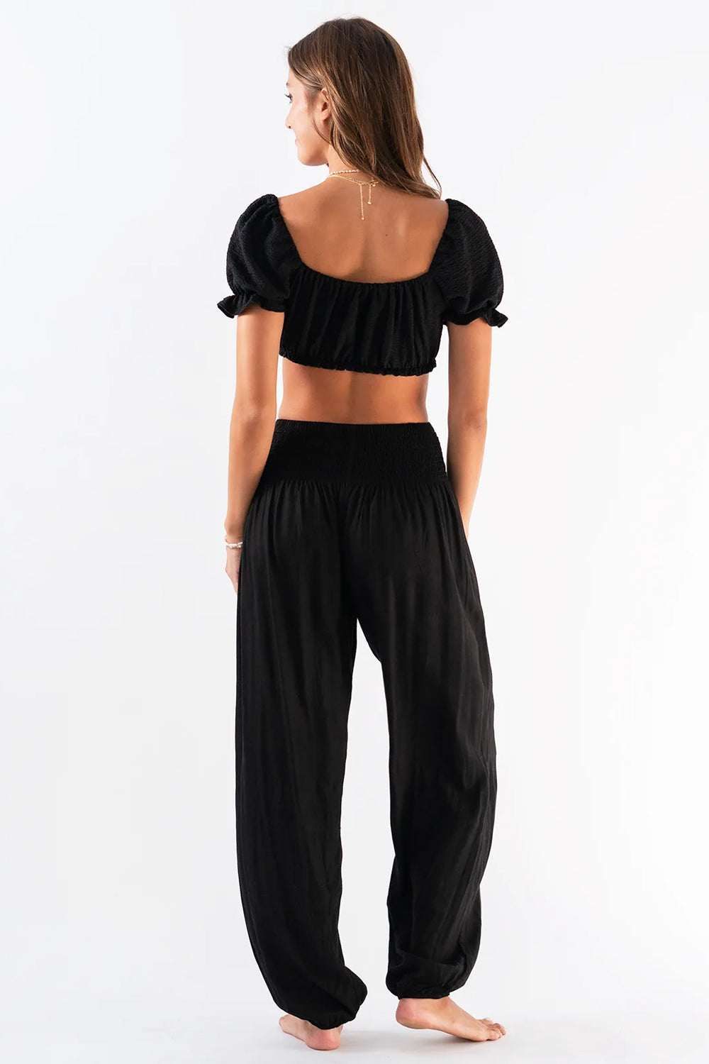Lotus & Luna: Black Harem Pants | Makk Fashions