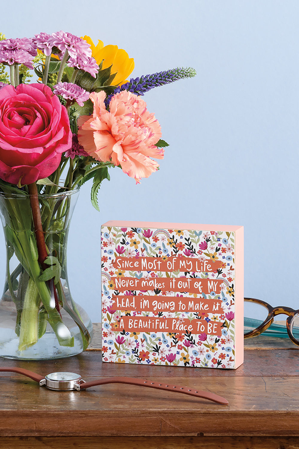 Block Sign - Make It A Beautiful Place To Be | Makk Fashions