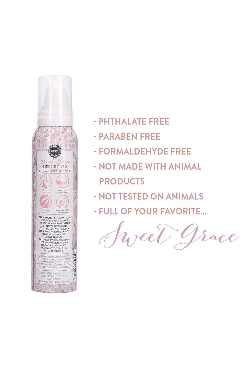 Bridgewater: Foaming Body Wash - Sweet Grace | Makk Fashions