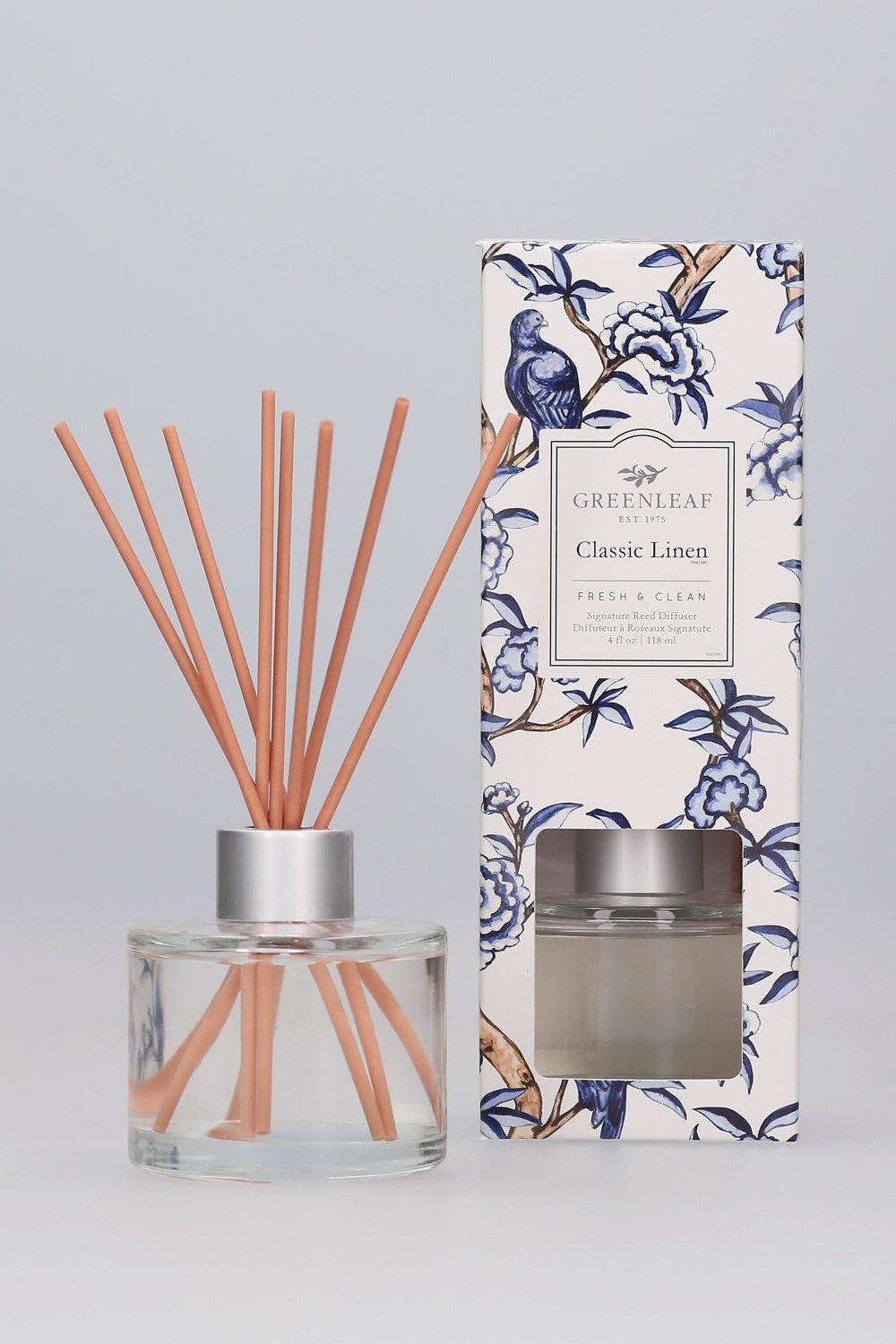 Classic Linen Signature Reed Diffuser - Greenleaf