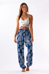 Lotus & Luna: Crater Lake Harem Pants | Makk Fashions