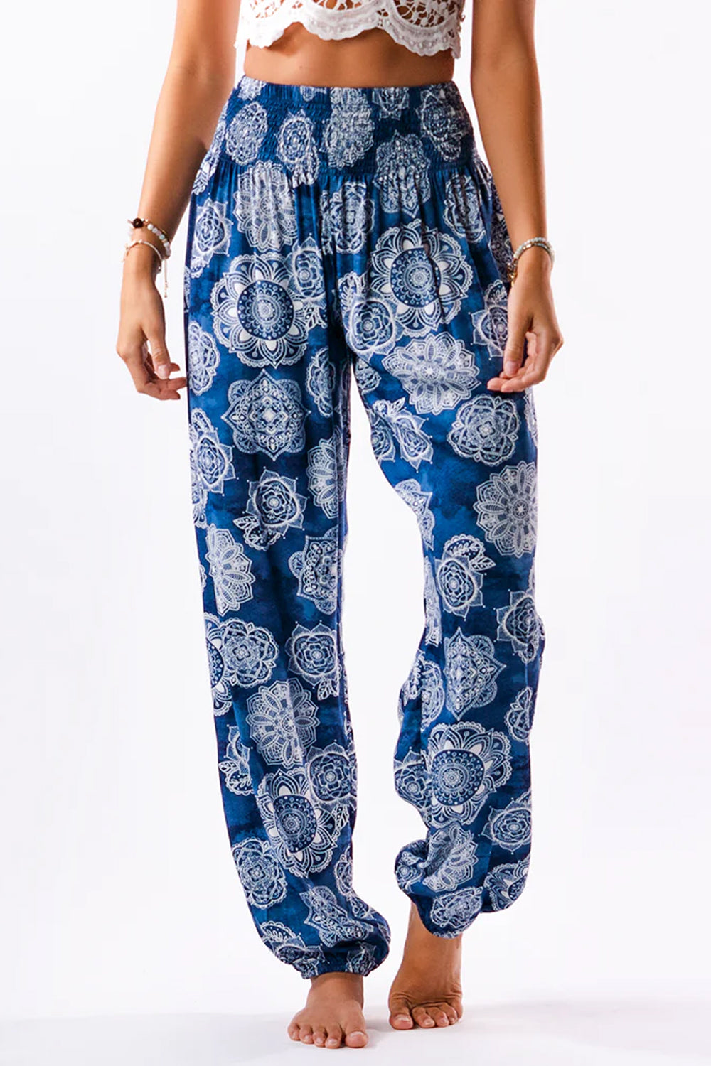 Lotus & Luna: Crater Lake Harem Pants | Makk Fashions