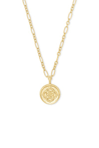 Kendra Scott: Dira Coin Pendant Necklace - Gold | Makk Fashions