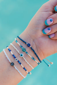 Lotus & Luna: Purity + Focus Evil Eye Bracelet | Makk Fashions