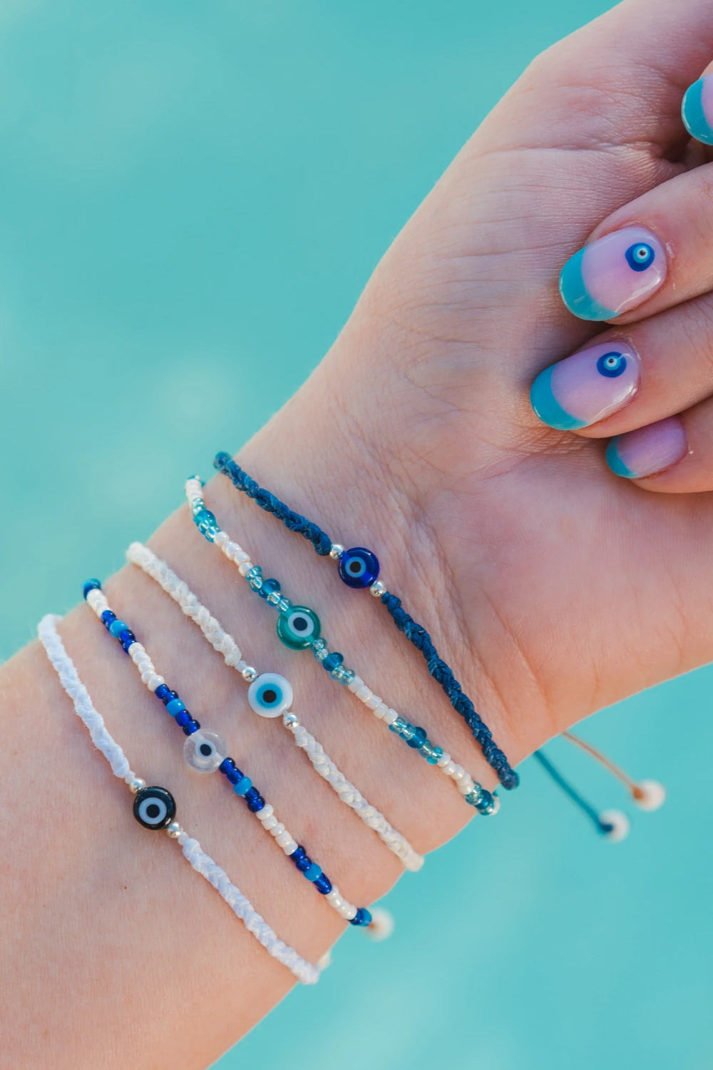 Lotus & Luna: Purity + Focus Evil Eye Bracelet | Makk Fashions