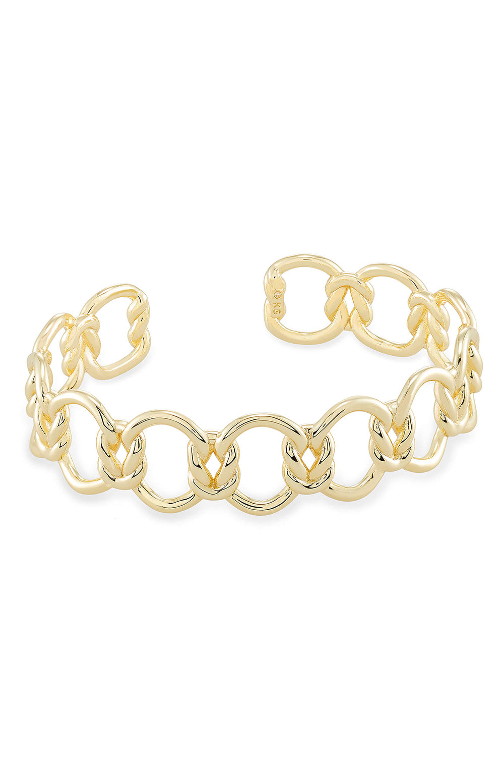 Emilie Gold Chain Bracelet in Iridescent Drusy