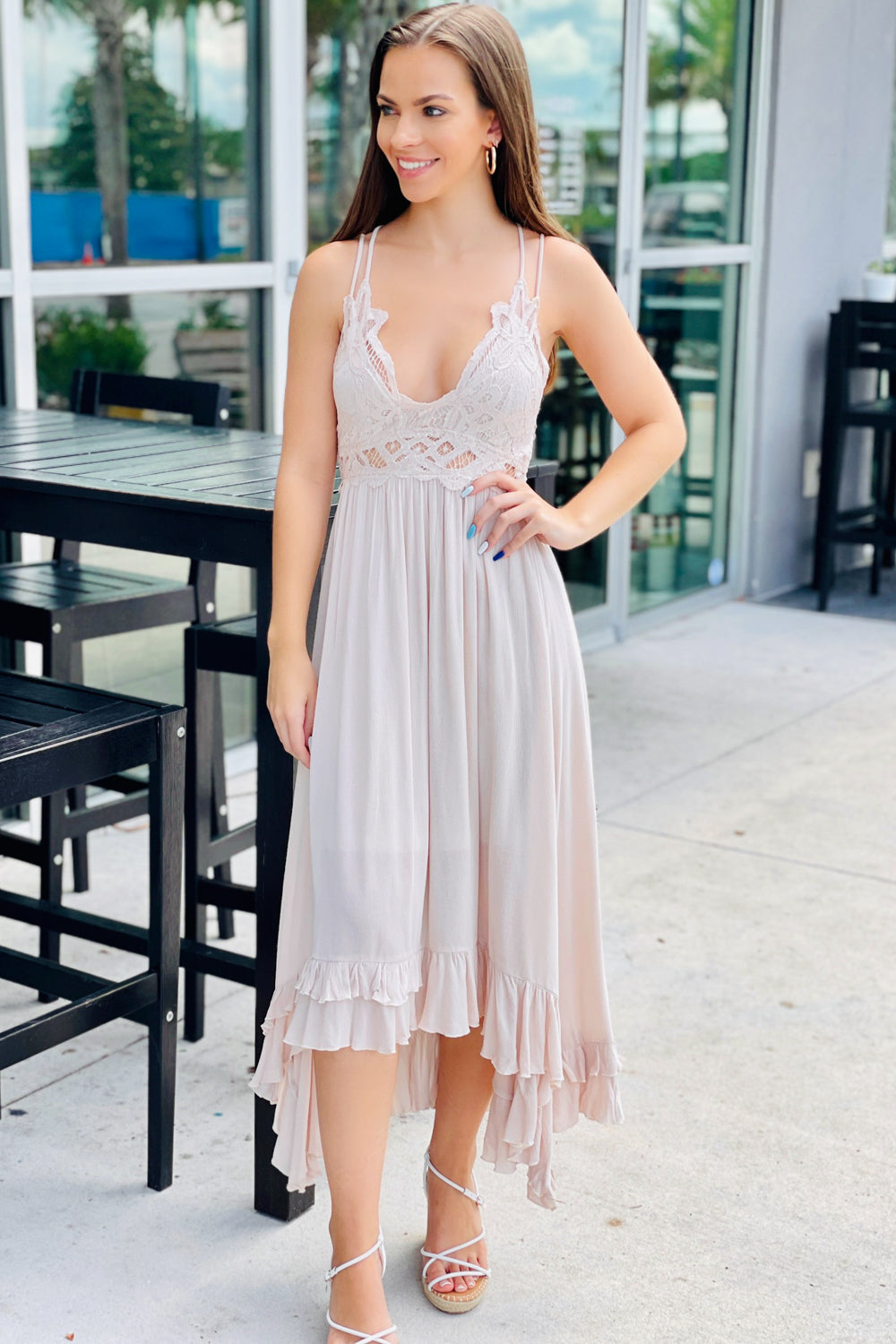 Free people cheap lotus midi dress