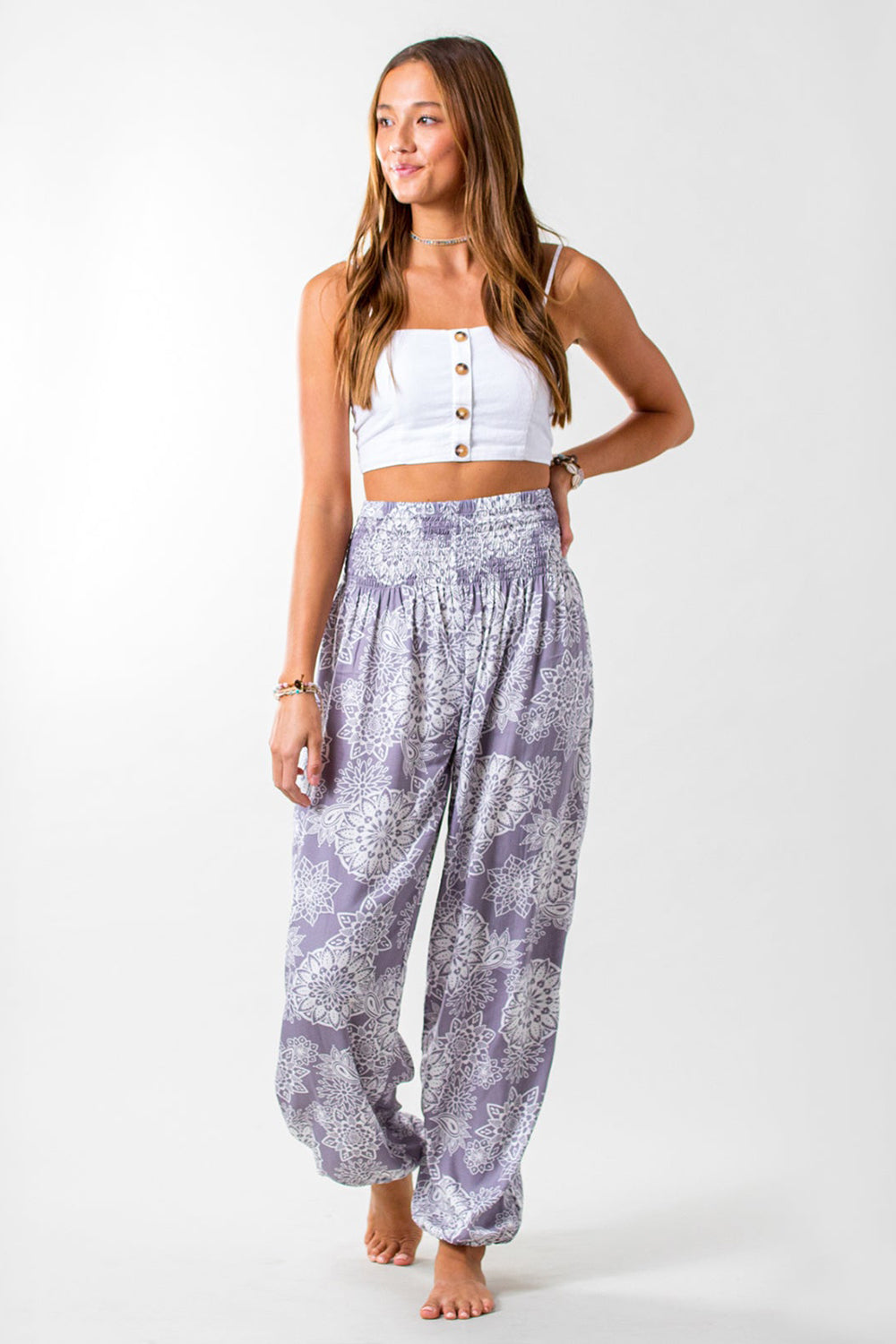 Lotus & Luna: Galapagos Harem Pants | Makk Fashions