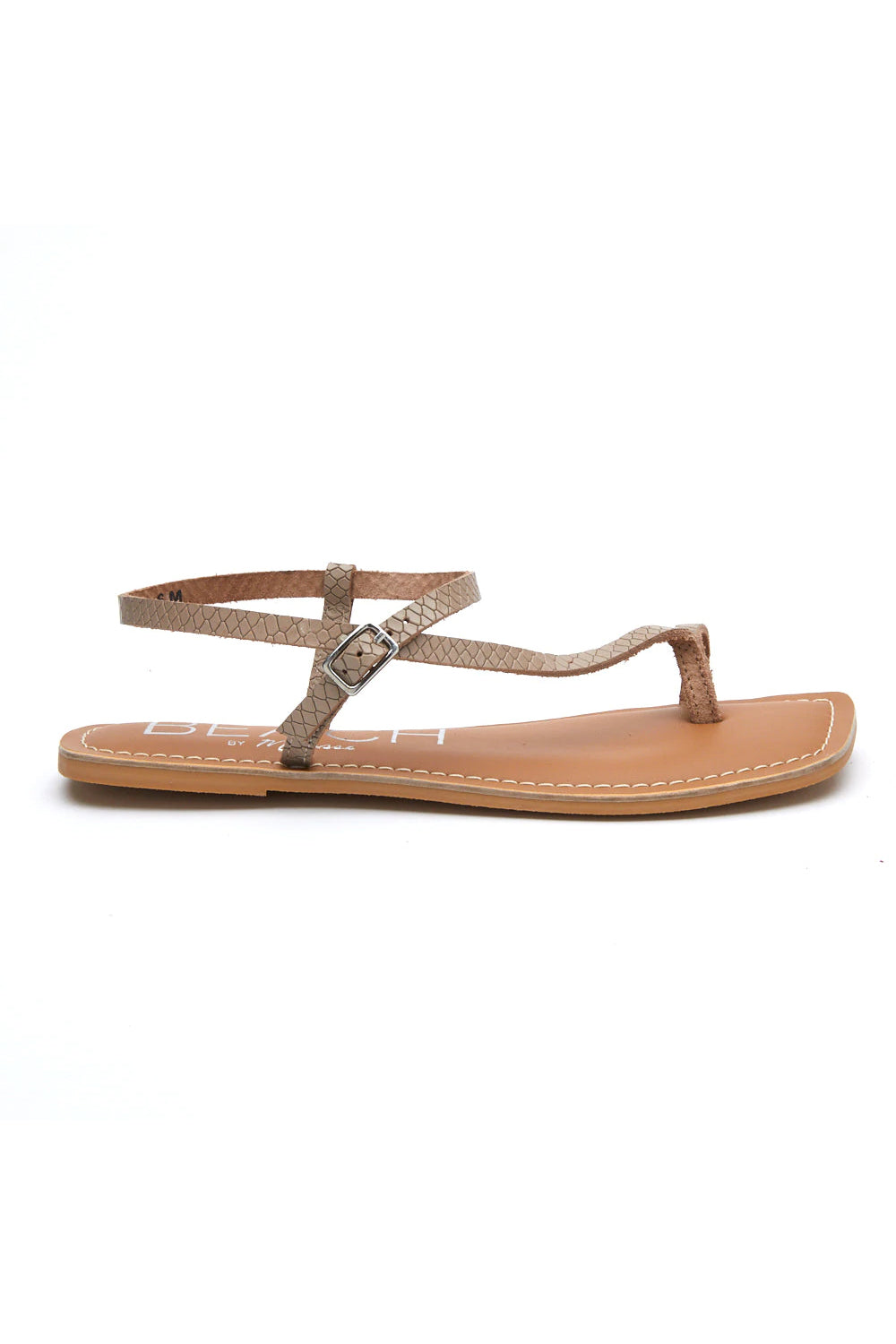 Matisse: Gelato Toe-Loop Sandal - Taupe | Makk Fashions