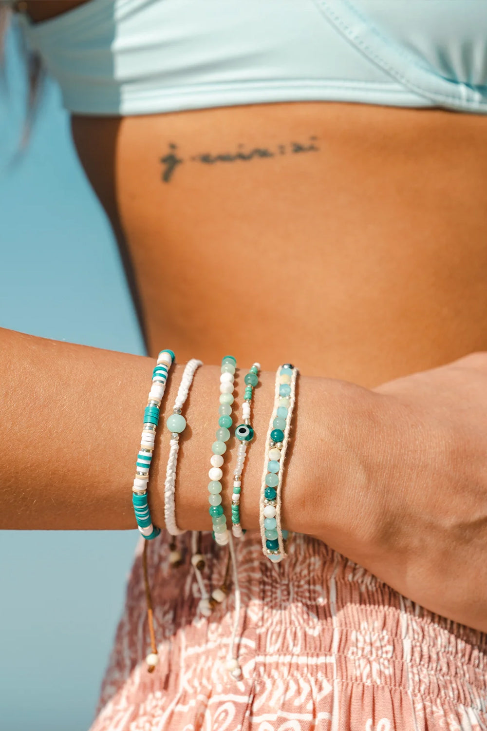 Lotus & Luna: Good Fortune Evil Eye Bracelet | Makk Fashions