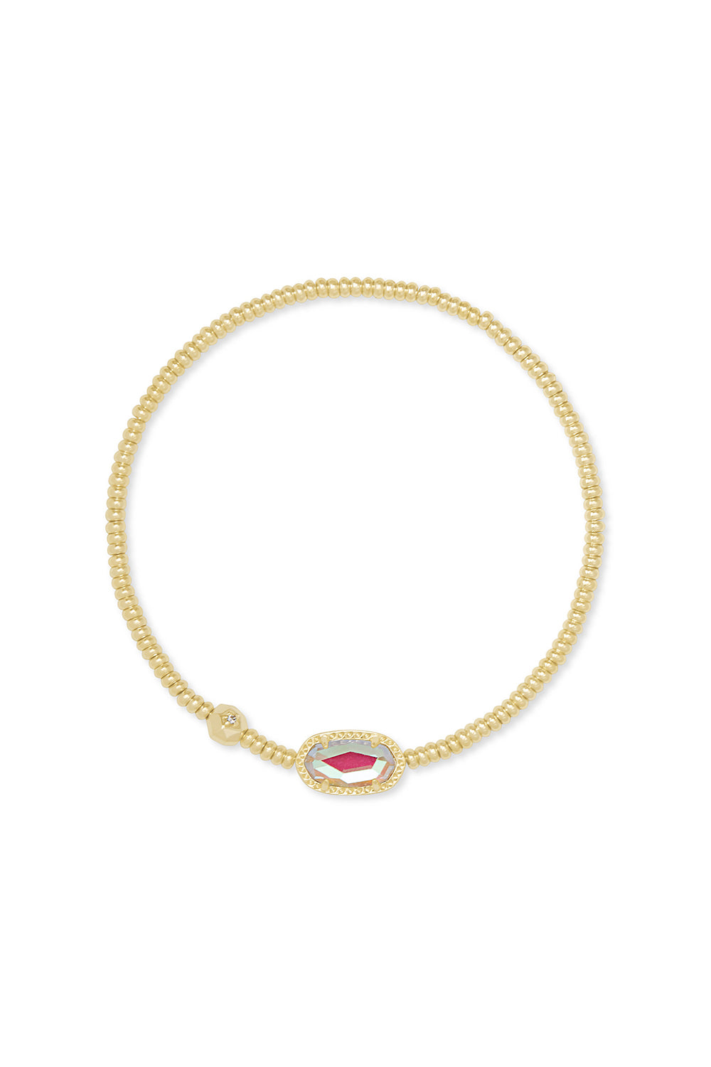 Kendra Scott: Grayson Gold Stretch Bracelet - Dichroic Glass | Makk Fashions