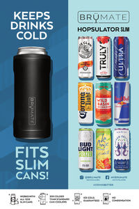 BruMate: Hopsulator Slim | Glitter Rainbow (12oz Slim Cans)