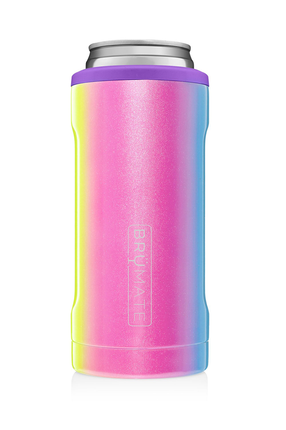 BruMate: Hopsulator Slim Glitter Rainbow (12oz Slim Cans) – Makk