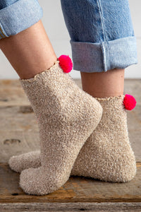 Natural Life: Happy Birthday Floral Cupcake Socks | Makk Fashions