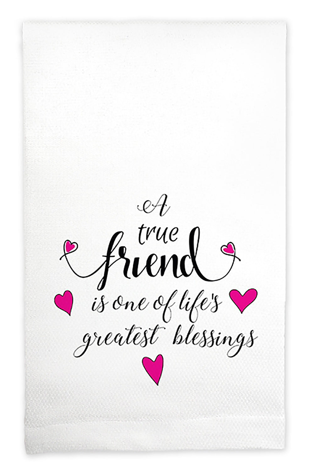 Huck Towel - A True Friend Greatest Blessings | Makk Fashions