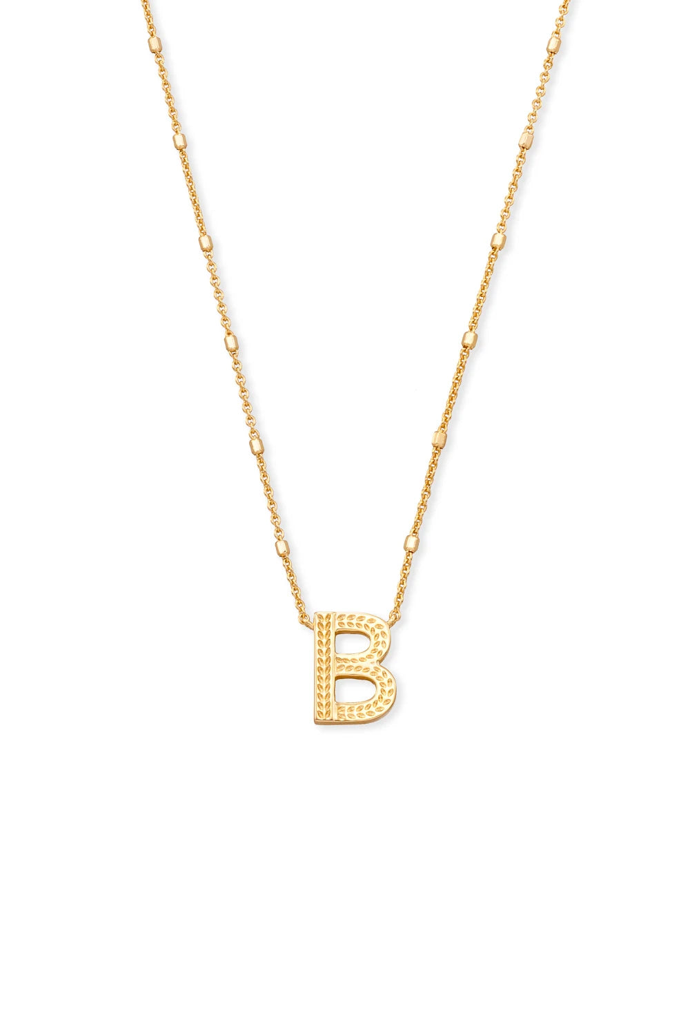 Kendra Scott: Letter B Pendant Necklace - Gold | Makk Fashions