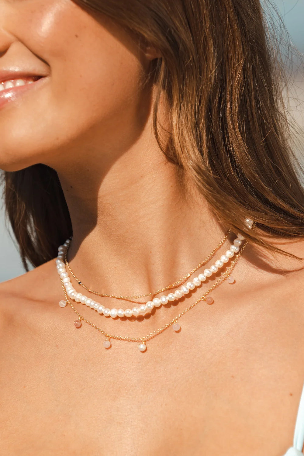 Lotus & Luna : Love Dewdrop Necklace | Makk Fashions