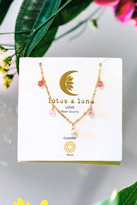 Lotus & Luna : Love Dewdrop Necklace | Makk Fashions
