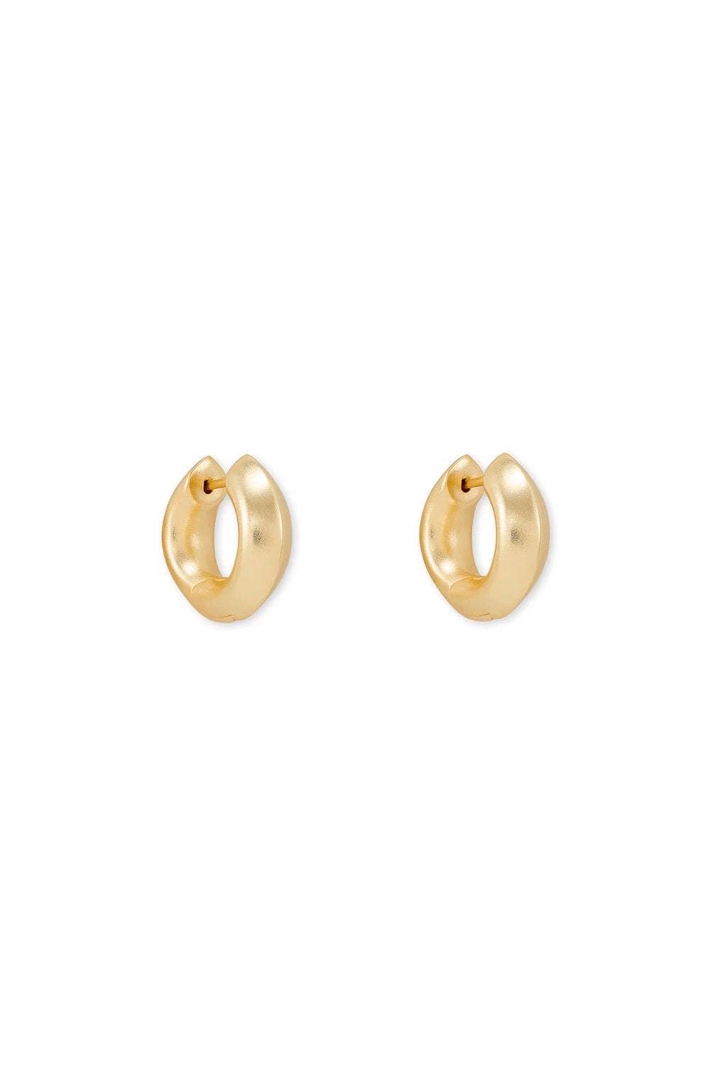 Kendra Scott: Mikki Huggie Earrings - Gold | Makk Fashions