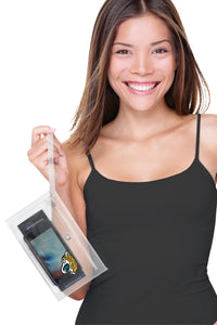 NFL Jacksonville Jaguars Clear Wristlet | Makk Fashions