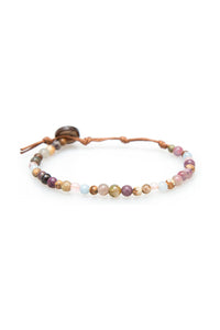 Lotus & Luna: Peace + Love + Happiness Healing Bracelet | Makk Fashions