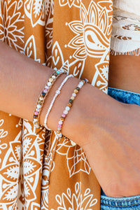 Lotus & Luna: Peace + Love + Happiness Healing Bracelet | Makk Fashions