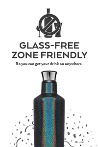 BruMate: 25oz ReHydration Bottle | Glitter Rose Gold