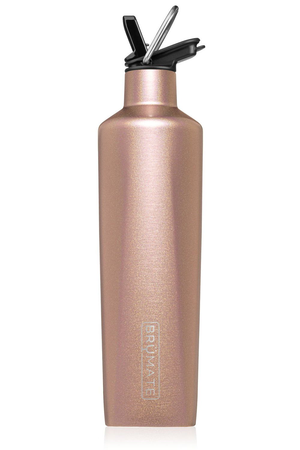 BruMate 25 oz. Rehydration Bottle (Glitter Rose Gold)