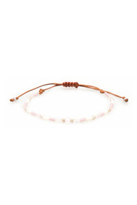 Lotus & Luna: Rose Quartz Goddess Bracelet | Makk Fashions