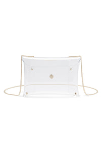 Kendra Scott: Stadium Clear Crossbody Bag - Gold | Makk Fashions