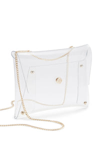 Kendra Scott: Stadium Clear Crossbody Bag - Gold | Makk Fashions