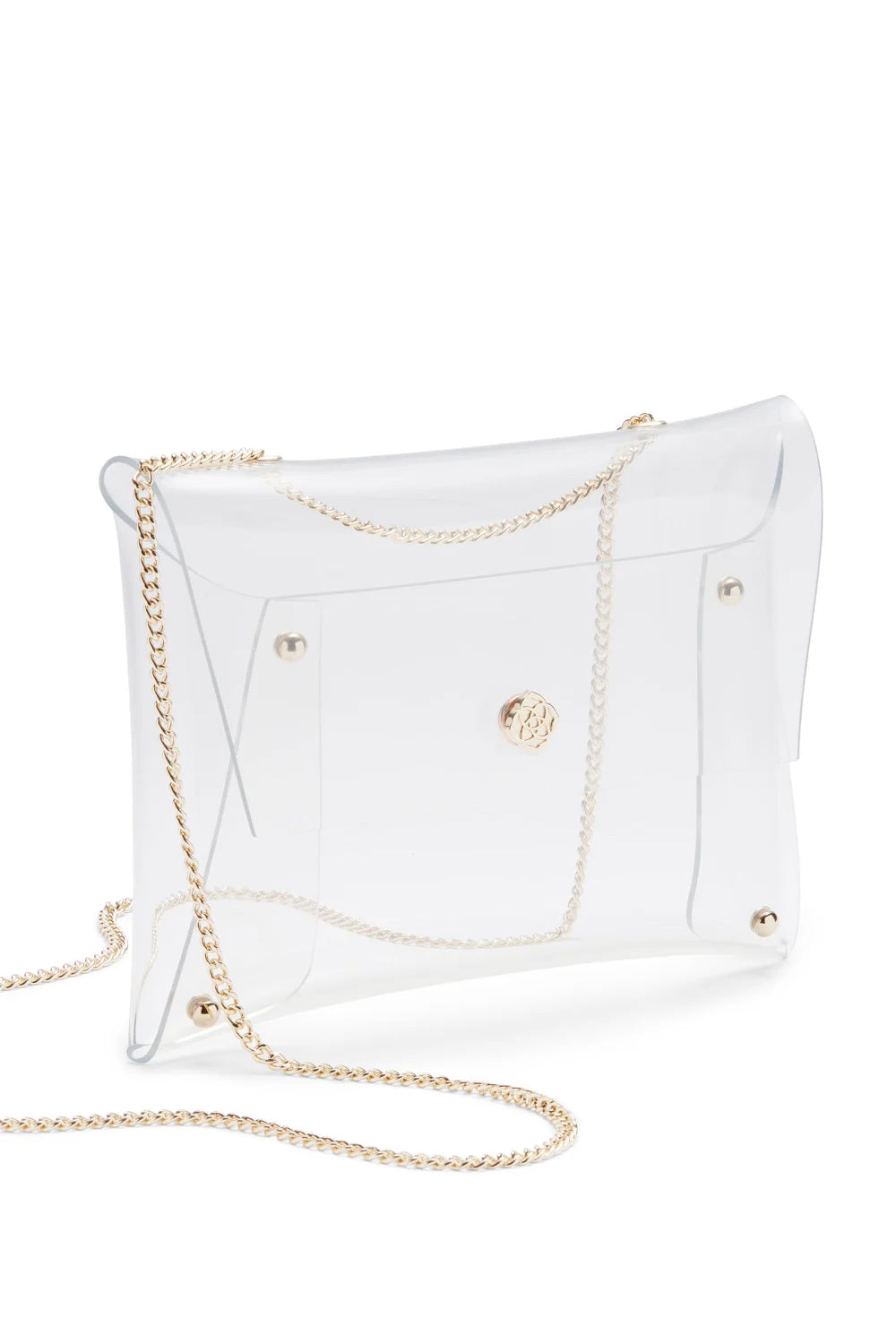 Kendra Scott: Stadium Clear Crossbody Bag - Gold | Makk Fashions
