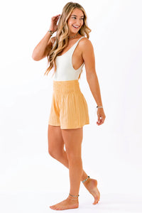 Lotus & Luna: Sunrise Cotton Shorts | Makk Fashions