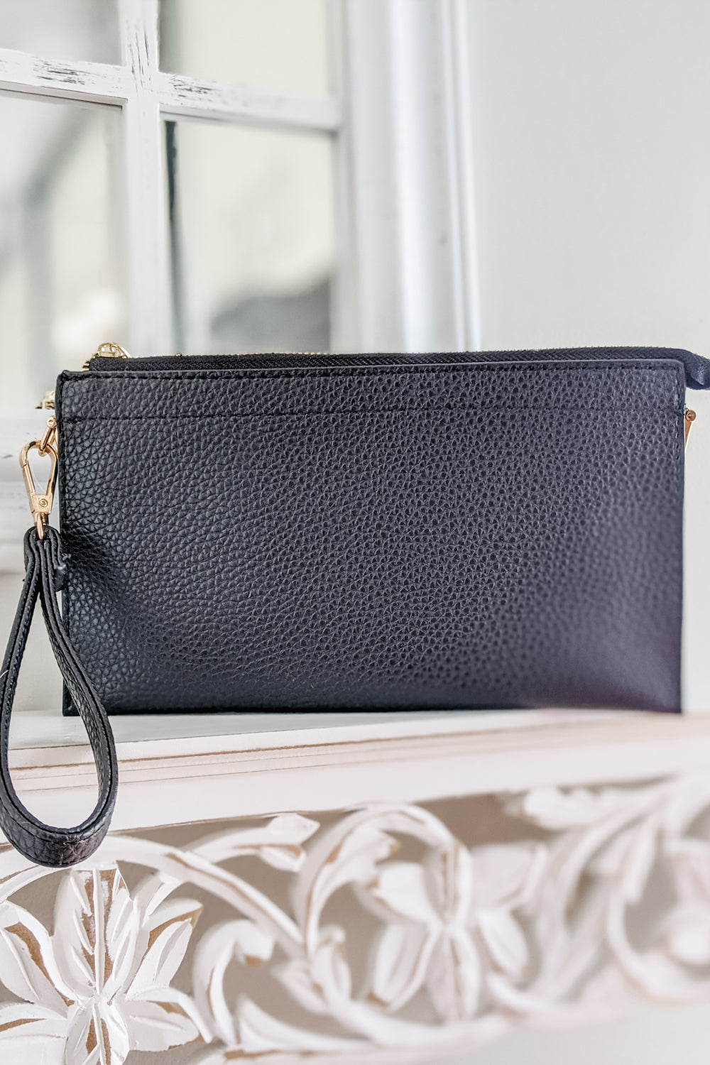 The Rachel Crossbody Bag - Black | Makk Fashions
