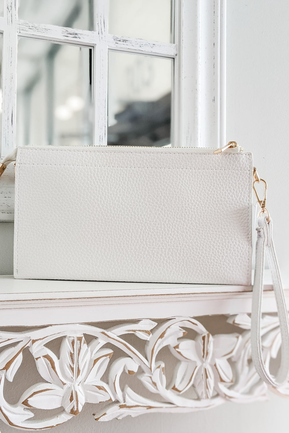 The Rachel Crossbody Bag - White