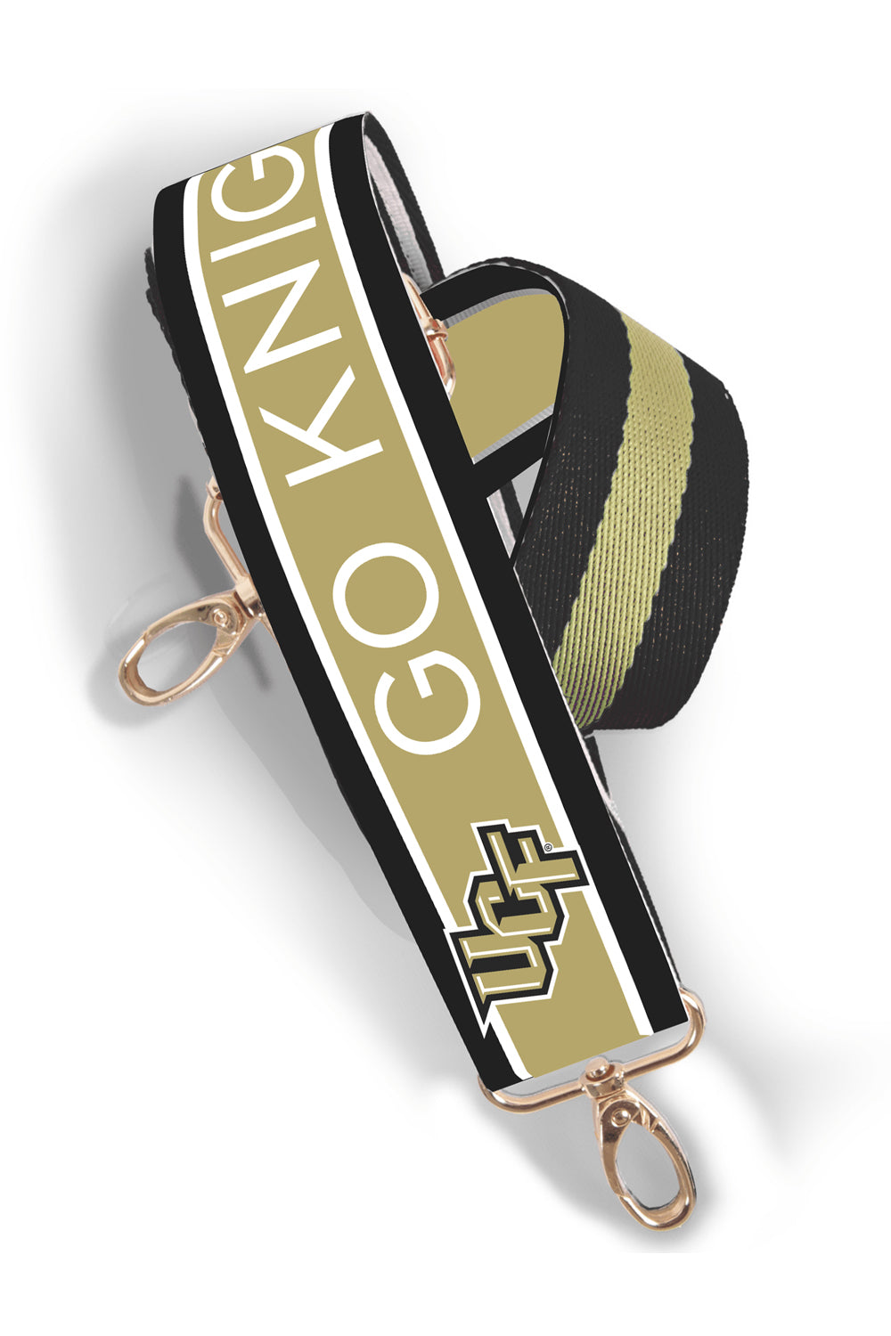 UCF Reversible Patterned Shoulder Strap - Gold | Makk Fashions