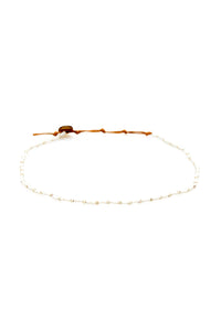 Lotus & Luna: White Sand Beach Necklace | Makk Fashions