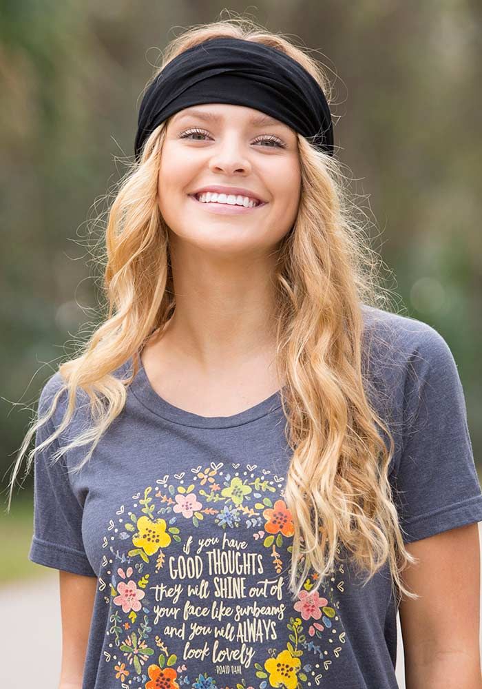 Natural Life Black Boho Bandeau
