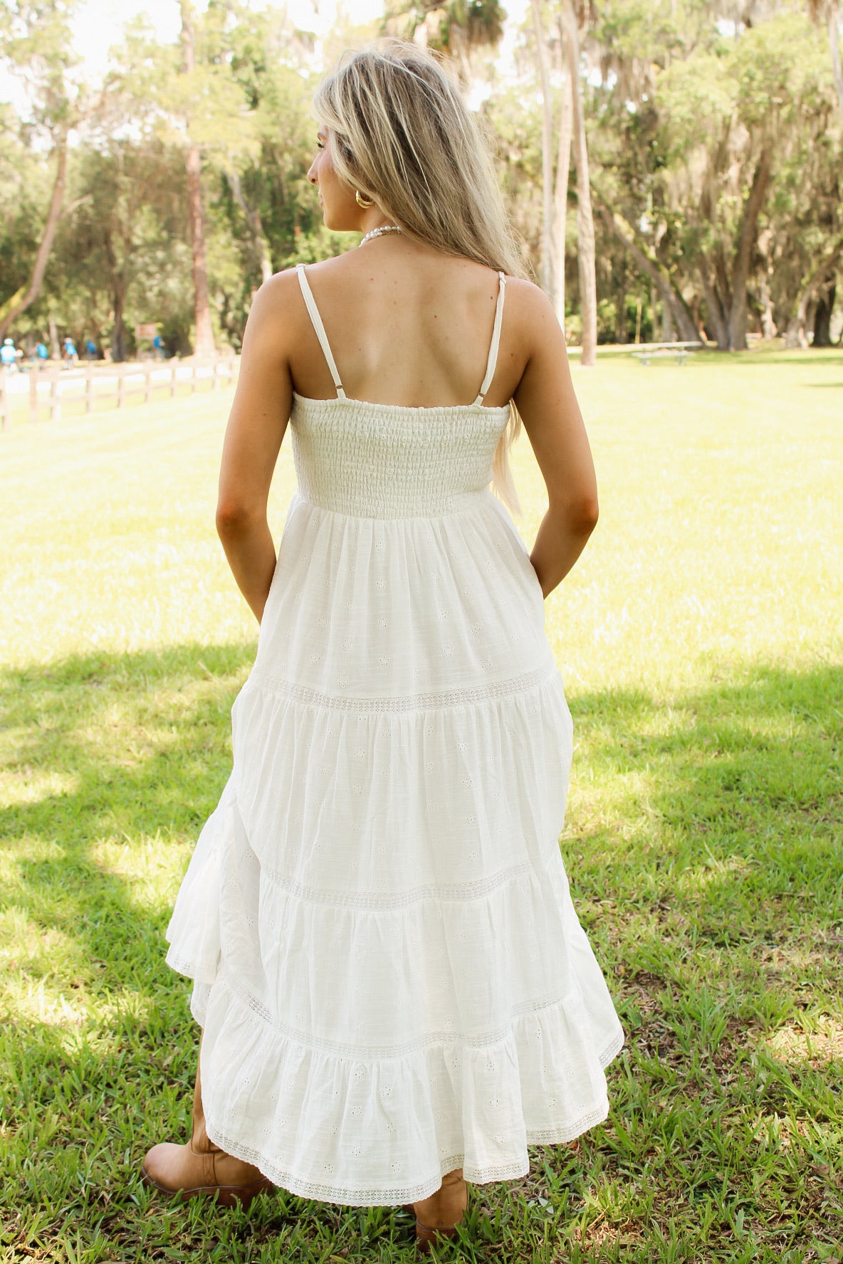 Z Supply Behati Eyelet Midi Dress White / XS