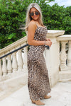 Untamed Desire Cowl Neck Maxi Dress - Camel